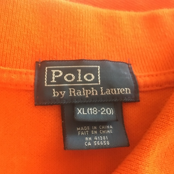 Polo by Ralph Lauren Boys orange polo shirt - Picture 3 of 3
